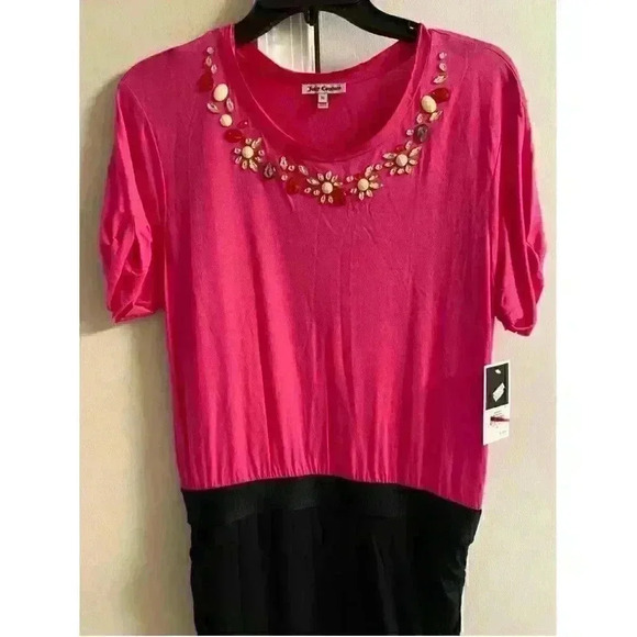 JUICY COUTURE dragonfruit embellished midi dress, medium NWT. Party. Night out - Picture 2 of 9